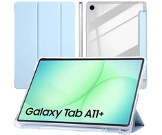 Dėklas na tablet 4kom.pl Dėklas TriFold do Samsung Galaxy Tab A11+ Plus 10.9 2025 / A9+ Plus 11 2023 - su podstawką i miejscem na rysik