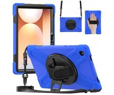 Dėklas na tablet 4kom.pl Samsung Galaxy Tab A9 Plus Pancerne su laikikliu i paskiem