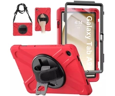 Planšetinio kompiuterio dėklas 4kom.pl Shockproof, skirtas Samsung Galaxy Tab A9 Plus 11 2023 X210 X215 X216, raudonas