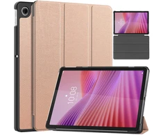Dėklas na tablet 4kom.pl Smart do Lenovo Tab 10.1 2025 su klapką / Lenovo Tab, rožinė - ochronne su podstawką