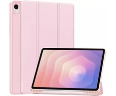 Dėklas na tablet 4kom.pl SMART PENCIL do Samsung Galaxy Tab S11 11" SM-X730 SMX736 su klapką rožinė