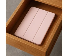 Dėklas na tablet 4kom.pl Smart su laikikliu rysik do Samsung Galaxy Tab S9 / S9 S10, rožinė - ochronne su podstawką