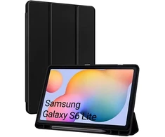 Dėklas na tablet 4kom.pl Smart su laikikliu na rysik do Samsung Galaxy Tab S6 Lite 2022/24 10.4" juoda