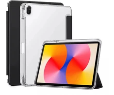 Planošinio kompiuterio dėklas CLEAR PENCIL skirtas Huawei MatePad SE 11 2024 AGS6-W00 su pieštuko laikikliu, juodas