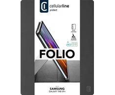 Cellular Line „Cellularline“ apsauginis dėklas su stovu, skirtas „Samsung Galaxy Tab S9+“, juodas