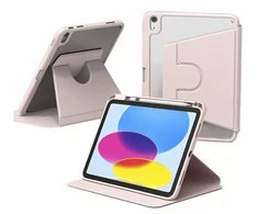 Dėklas na tablet Dux Ducis Dėklas OBROTOWE PENCIL do iPad 10.9 2022 Gen. 10/ 11 2025 A16 Gen. 11 WAKE UP, rožinė