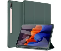 Dėklas na tablet Dux Ducis Dėklas Smart su laikikliu na rysik do Samsung Galaxy Tab S9 FE/S9/S10 FE, žalia