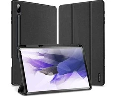 Dėklas Dux Ducis Domo Samsung X800/X806 Tab S8 Plus/T730/T736B Tab S7 FE 2021/T970/T976B Tab S7 Plus 12.4 juodas