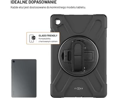 Dėklas na tablet Fixed EtuiRuggedTab do Samsung Galaxy Tab A11 juoda