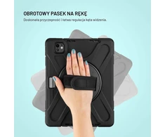 Dėklas na tablet Fixed EtuiRuggedTab do Samsung Galaxy Tab A11 juoda