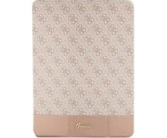 Apple iPad Pro 12.9 (3gen / 4gen / 5gen / 6gen) Guess 4G Stripe Allover (GUFCP12PS4SGP) rožinės spalvos