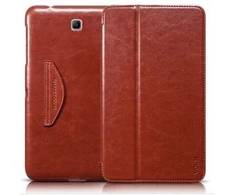 „Hoco” „Samsung T-330 Galaxy Tab 4 8.0 Crystal” sērijas HS-L085 brūnā grāmata ar maciņu