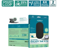 Carruzzo Mobilis 068027 planšetinio kompiuterio dėklas 27,9 cm (11″) „Folio“ Juoda