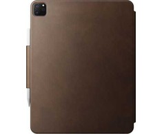 Nomad odinis dėklas „Folio Plus“, rudas – „iPad Pro 12.9“ (2022/2021/2020/2018), „iPad Air 13“ (M2)