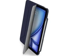 Pipetto Origami No3 Pieštukas dėklas, tamsiai mėlynos spalvos – Apple iPad Air 10.9″ (2022/2020)/11″ 2024/2025/2026
