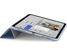 Pipetto Origami No1 Original dėklas, žydros spalvos – iPad Air 10.9″ (2022/2020)/11″ 2024/2025/2026