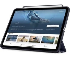 Pipetto Origami No3 Pieštukas dėklas, tamsiai mėlynos spalvos – Apple iPad Air 10.9″ (2022/2020)/11″ 2024/2025/2026