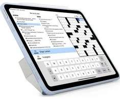 Pipetto Origami No1 Original dėklas, žydros spalvos – Apple iPad Air 10.9″ (2022/2020)/11″ 2024/2025/2026