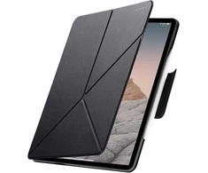 Dėklas PITAKA MagEZ 2 skirtas Apple iPad Pro 11" (2022) iPad Air 10.9" (2022) iPad Air 11" 2024-2025 juodos spalvos