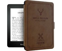 Viršelis Strado Dėklas Smart Motto Kindle Paperbalta 1 / 2 / 3 (Brown) universalus