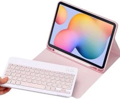 Strado su klaviatūra Samsung Galaxy Tab S6 Lite - CPS6L (rausva)