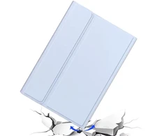 Planšetinio kompiuterio dėklas Strado-Tech su Bluetooth klaviatūra ir touchpad jutikliu, skirtas Redmi Pad 2 11 2025 – apsauginis su stovu, prieiga prie prievadų ir mygtukų