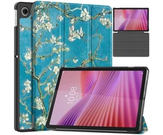 Planšetinio kompiuterio dėklas Strado-Tech Grafinis, skirtas Lenovo Tab 10.1 2025, su dangteliu – apsauginis su stovu
