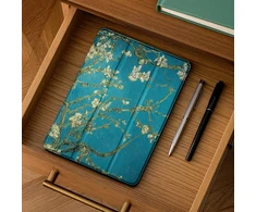 Planšetinio kompiuterio dėklas Strado-Tech Grafinis, skirtas Lenovo Tab 10.1 2025, su dangteliu – apsauginis su stovu