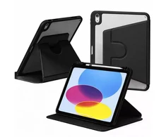 Dėklas na tablet SUPERO Dėklas OBROTOWE PENCIL do iPad 10.9 2022 Gen. 10/ 11 2025 A16 Gen. 11 WAKE UP, juoda