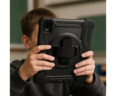 Dėklas na tablet SUPERO Dėklas pancerne su laikikliu Shockproof do Xiaomi Redmi Pad SE 2023 11", juoda