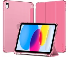 Tech-Protect SC Pen Hybrid Apple iPad 10 / 2022 / 11″ 11 / 2025 – Rožinė – dėklas planšetei skaidrus