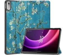 Dėklas Tech-Protect SmartCase, skirtas Lenovo Tab P11 (2nd gen.) 11,5 TB-350, Mėlynos spalvos su sakurų raštais
