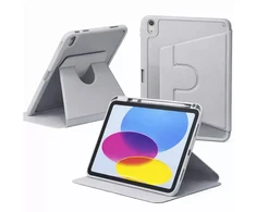 Dėklas na tablet Uniq Dėklas OBROTOWE PENCIL do iPad 10.9 2022 Gen. 10/ 11 2025 A16 Gen. 11 WAKE UP, pilka