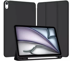 Dėklas na tablet Usams Dėklas SMART PENCIL do iPad Air 11 M3 2025 Gen. 7/ iPad Air 11 M2 2024 Gen. 6, juoda