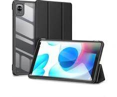 Dux Ducis Toby Armored Flip Smart dėklas planšetiniam kompiuteriui Realme Pad Mini juodos spalvos