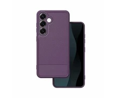 Telforceone Anglies pluošto paprastas dėklas, skirtas „Samsung Galaxy S24 / S25“, violetinis