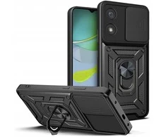 Telforceone „Defender Slide“ dėklas, skirtas „iPhone 17“, juodas