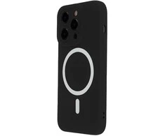 Telforceone Silikoninis minkštas „Magsafe“ dėklas, skirtas „Samsung Galaxy A14 4G / A14 5G“, juodas
