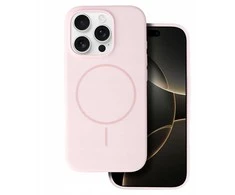 Telforceone Plonas silikoninis „Magsafe“ dėklas, skirtas „iPhone 14“, šviesiai rožinis