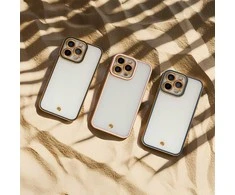 Telforceone Silky Šilkinis auksinis dėklas, skirtas „iPhone 16“, mėlynas