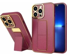 Hurtel New Kickstand dėklas skirtas iPhone 12, raudonas