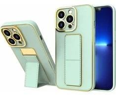 Hurtel New Kickstand dėklas skirtas Samsung Galaxy A12 5G, žalias