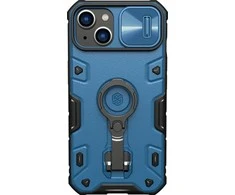Nillkin CamShield Armor Pro Magnetic Apple iPhone 14 Plus Magnetic MagSafe with Camera Protector dėklas telefonui mėlynos spalvos