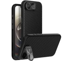 Nillkin CarboProp Aramid Magnetic dėklas skirtas Apple iPhone 16e juodos spalvos