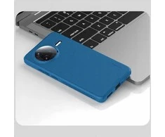 Nillkin Super Frosted Shield Pro dėklas, skirtas Xiaomi Redmi K80 / Poco F7 Pro, mėlynas