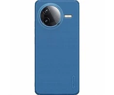 Nillkin Super Frosted Shield Pro dėklas, skirtas Xiaomi Redmi K80 / Poco F7 Pro, mėlynas