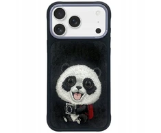 Dėklas NIMMY case BIG EYED PET 2.0 Panda for IPHONE 17 Pro Max juodas