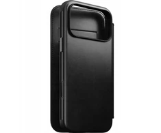 Nomad Modernus odinis folio tipo dėklas, juodas (Horween) - iPhone 18 Pro Max/17 Pro Max