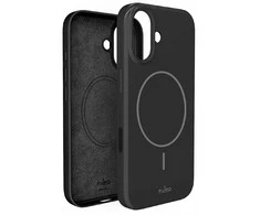 Puro „Pulse“ apsauginis polikarbonato dėklas „iPhone 17“ – juodas
