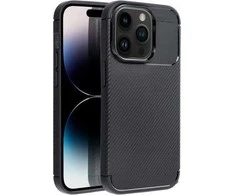 OEM dėklas, skirtas iPhone 13 PRO, anglies pluošto, juodos spalvos